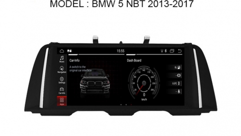 Màn hình DVD Android xe BMW 5 Series NBT F10 2013-2017 | Màn nguyên khối Flycar